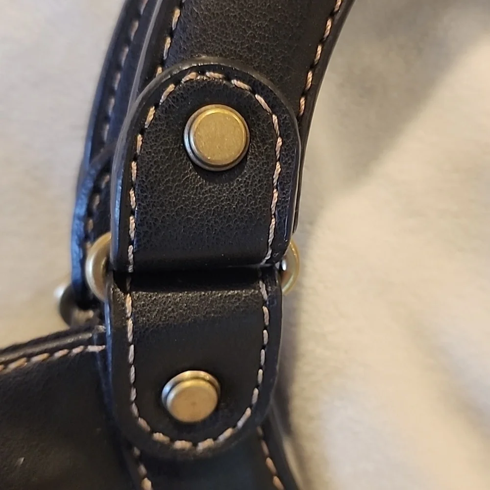 Nine West black shoulder hobo bag